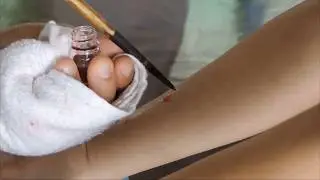Magic Tattoo [edited for asmr] visual asmr, Thailand spiritual practice 🇹🇭