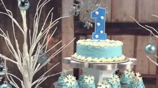 Birthday Party Ideas | Blue Winter ONEderland - Shindigz