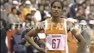 1986 Asian Games 400 Meter Race PT Usha Wins Gold And Shiny Kurisingal Win Silver For India #ptusha