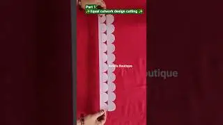 New Trick 😱 Cutwork Trouser Bottom Design 2025 #shorts #sewing #viral