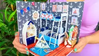 DIY habitación en miniatura para Casas de Muñecas