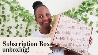 Confetti Collection | Subscription box Unboxing