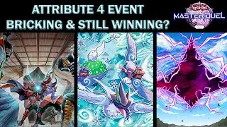 ATTRIBUTE 4 EVENT - FLOOWANDEREEZE Duels - Opening Hand Bricked 4 Games in a Row - Master Duel