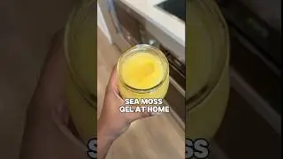 make mango flavoured sea moss gel at home with me :) #seamossgel