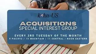Acquisitions Special Interest Group - 01/20/26