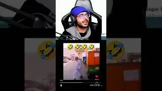 CARRYMINATI REACTING TO MEME #memes #funny #shorts #shocking #jumpscare #carryminati