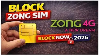 How to Block Zong SIM | Lost or Stolen Zong SIM Block (2026)