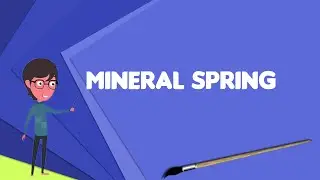 What is Mineral spring? Explain Mineral spring, Define Mineral spring, Meaning of Mineral spring