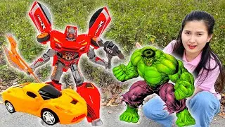 Changcady chạm trán Transformer, tìm được siêu nhân người sắt, người khổng lồ xanh
