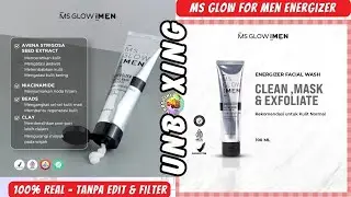 Unboxing Ms Glow For Men Facial Wash | Sabun Cuci Muka Pria Ms Glow Men