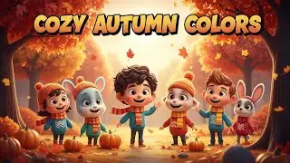 Cozy Autumn Colors | Learn Red, Orange and Yellow! | Nursery Rhymes & Kids Songs | Babyland