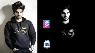 PicsArt Editing Tutorial 2018 l| Shading Effect I| Dark tone portrait | Picsart best Editing