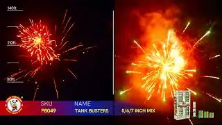 TANK BUSTERS P8049 WINDA FIREWORKS 2022 NEW ITEMS