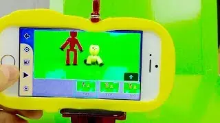 Мини Студия для съемки Мультфильмов STIKBOT Как снять мультик STIKBOT Stop motion, как сделать мульт