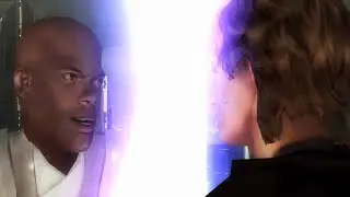 STAR WARS: Episode III – REVENGE OF THE SITH - Anakin VS Mace Windu Boss Fight (PS2, XBOX)