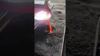 Molten Aluminum Heat Release #ytshorts