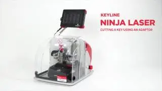Ninja Laser | Cutting a Key Using an Adaptor