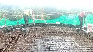 OHT Bottom slab reinforcement work