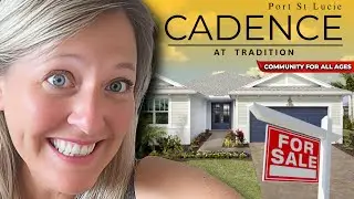 Port St Lucie Florida New Construction Homes for ALL AGES - Cadence at Tradition Living Tour!