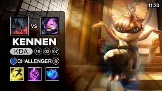 Kennen Top vs Aatrox - EUW Challenger - PreSeason 12 Pach 11.23