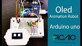 Robot eyes animation - Arduino uno