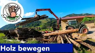 FarmVLOG#132 - Bauholz und Schumpen fahren