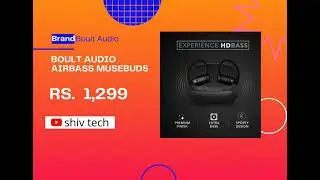 Boult Audio AirBass MuseBuds || super bass || wireless || Bluetooth || Boult || shiv tech