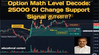 Option Math Level Decode: 25000 OI Change Support Signal தானா?