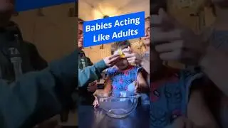 Oh baby baby&hellip; acting like adults! #baby #love #family #funny