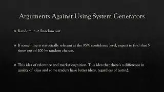 Crafting Generative Systems