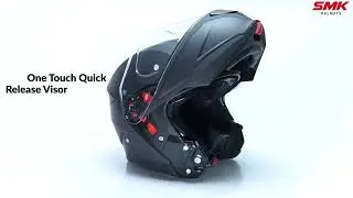 SMK Gullwing Solid Flip-up Helmet - Product Video