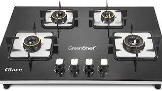 The Best 4 Burner Hob - Greenchef Unboxing & Review | Greenchef Automatic Hob Stove/ rounaquekitchen