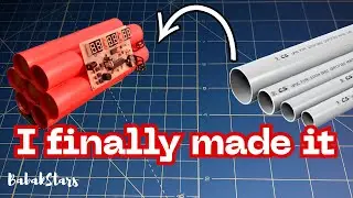 Making a Digital Clock with PVC Tubes - Creative DIY