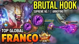 FRANCO BEST BUILD 2023 | TOP GLOBAL FRANCO GAMEPLAY | MOBILE LEGENDS✓