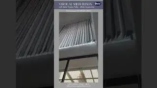 Video Pemasangan Vertical Sheer Blinds ONNA (30 Oktober 2024) #blinds #verticalblinds #homedecor