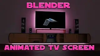 How to Make an Animated TV screen in Blender