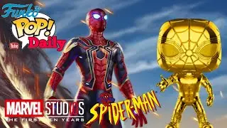 Gold chrome iron spider spiderman funko pop