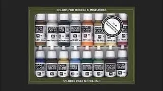 Vallejo Model Color Naval Steam ERA Paint Set Scale Model Tool Review
