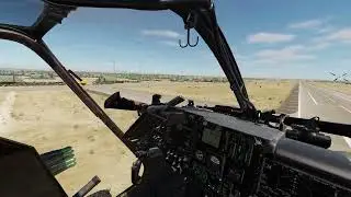 DCS Virtual Incirlik RIAT in cockpit US Army OH-58 Arrival