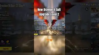 New Dravion X-Suit Upgrade Level 2 #bgmi #bgmishort #xsuit