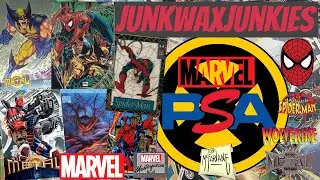 PSA Blind Reveal 1994 Marvel Masterpieces 1995 Marvel Metal Wolverine Fleer Ultra Spiderman