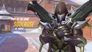 Overwatch - Reaper Play Of The Game - ALL Kill Bastion