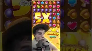 CHICKEN DROP SUPER BIG WIN 🔥🤑 ! CRAZYDOMME HIGHLIGHTS #slots #casino #bigwin