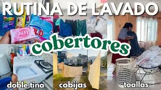 LAVANDO COBERTORES en una LAVADORA DE 2 TINAS |Acros 19 kilos ¿VALE LA PENA COMPRARLA ? 