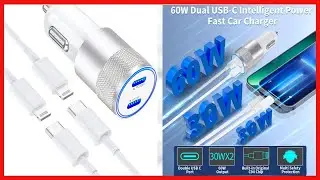 MITSUGAWA Dual USB-C Car Charger: Fast, Safe, and Reliable Charging On the Go