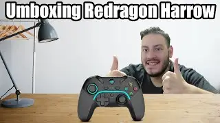 Umboxing control RedDragon Harrow Pro