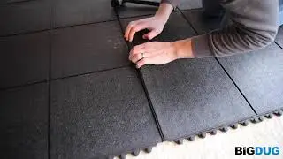 BiGDUG Garage Gym Flooring Kit Installation