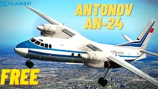 [HD] *NEW* Must-Have Freeware Antonov AN-24 | X-Plane 11