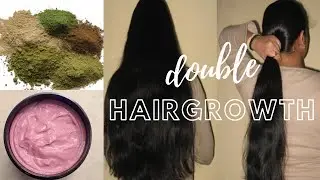 DIY AYURVEDIC HAIR GROWTH MASK \ Use This Twice a Month to Grow LONG NATURAL HAIR FAST!
