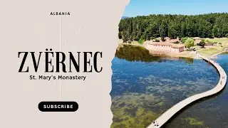 Zv&euml;rnec St. Mary's Monastery Narta Lagoon Albania 🇦🇱 DJI